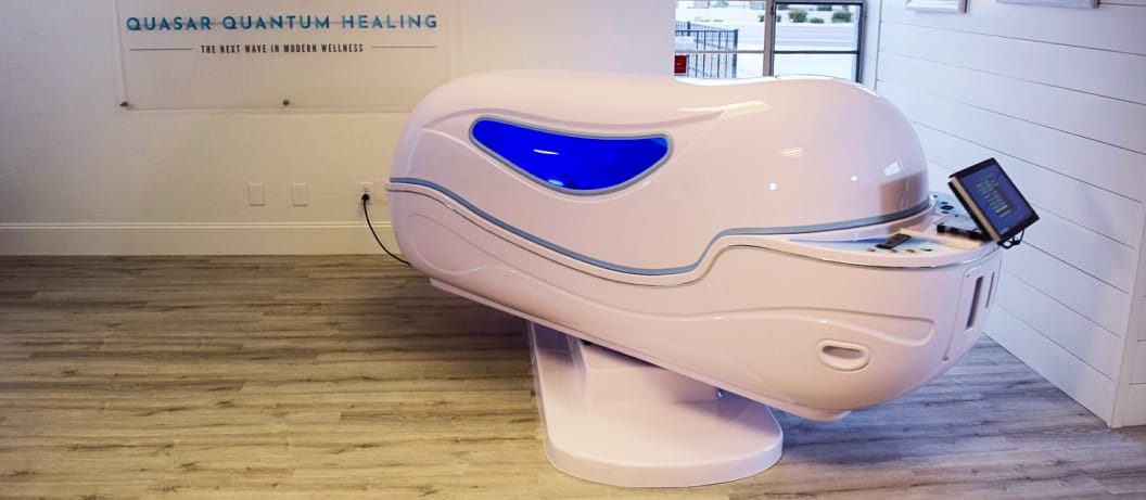 The Theta Chamber at Quasar Quantum Healing